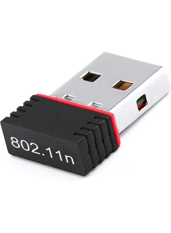 محول واي فاي USB 150 ميجابت/ثانية، محول بطاقة شبكة لاسلكية، واي فاي دونجل للكمبيوتر، والكمبيوتر المحمول بنظام تشغيل ويندوز 10، 8،7، راسبيراي بي اي/ بي اي 2 - Image 3